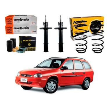 Imagem de Kit Amortecedor Dianteiro Corsa Wagon 1.0 1.6 1997 A 2002 - Cofap