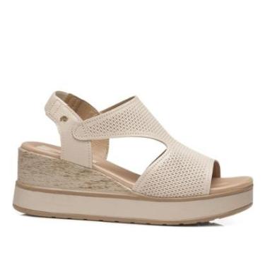 Imagem de Sandália Pegada Feminino em Couro Off White 234208-02-Feminino