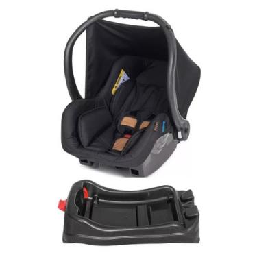 Imagem de Bebê Conforto Preto Bolt com material sintético Com Base para Bebê Con