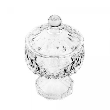 Imagem de Bomboniere 35197 louise 18cm cristal chumbo rojemac, TRANSPARENTE