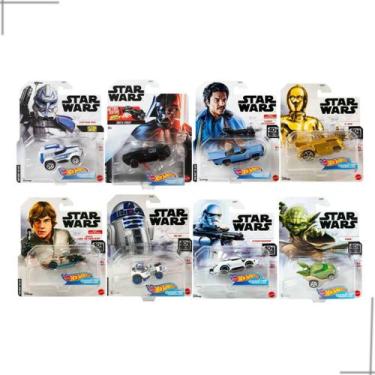 Imagem de Hot Wheels Star Wars Kit C/8 Carrinhos - Mattel GJH91
