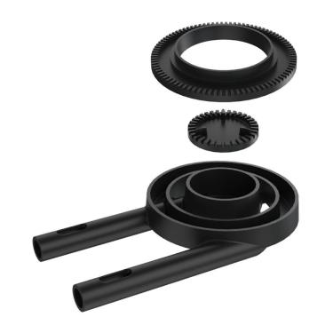 Imagem de Queimador de Fogão Industrial Duplo Mitj Ferro Fundido 17,5cm Chama Uniforme Controle Preciso Libaneza