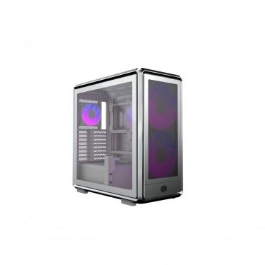 Imagem de Gabinete para Computador Masterframe 600 Mesh MF600M-SGNN-S01 Mid Tower E-ATX Vidro Temperado 3 Fans ARGB Prata Cooler
