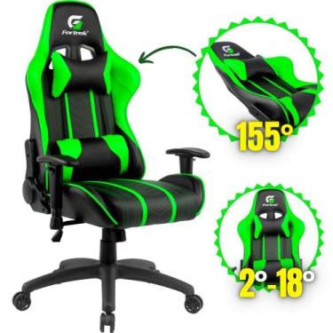 Imagem de Cadeira Gamer Escritório Black Hawk Com Regulagem para Altura e Braço 