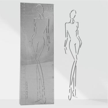 Imagem de Régua Croqui Desenho De Moda - Corpo Feminino Articulado 1 - Maximus T