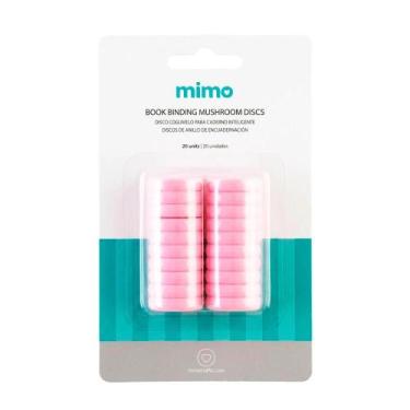 Imagem de Disco Cogumelo para Caderno Inteligente Rosa Chiclete Mimo - 24 mm - 2