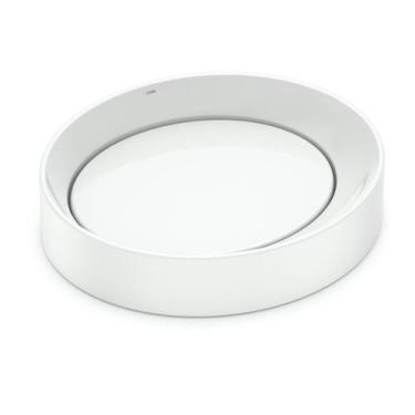 Imagem de Cuba de Apoio Oval sem Mesa 450cm x 400cm Design D5 Celite Branco