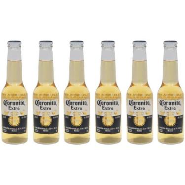 Imagem de Cerveja Corona Coronita Extra Lager 6 Unidades - Long Neck 210ml