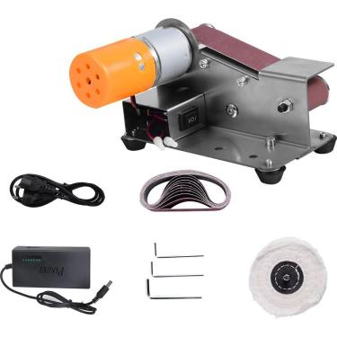 Imagem de Lixadeira Elétrica de Cinta Worker 4000-9000 RPM com Função Reversa e 7 Velocidades Inox 11CM