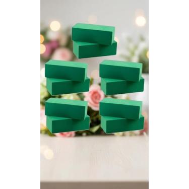 Imagem de 10 Espumas Florais Fenólicas Tijolinho para Arranjos - Congratulations