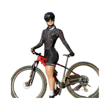 Imagem de Conjunto De Ciclismo De Verão Feminino Com Manga Longa Para Triatlo, M