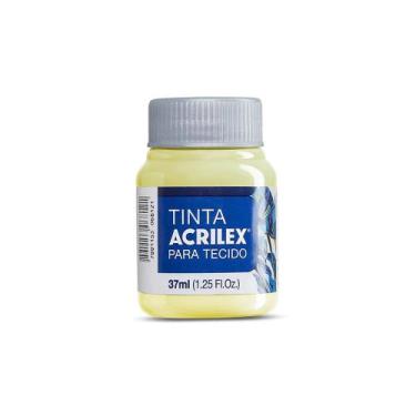 Imagem de Tinta Tecido Fosca 808 37ml Amarelo Bebê Acrilex