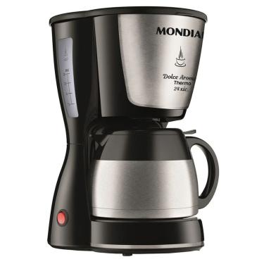 Imagem de Cafeteira Dolce Aroma Thermo Mondial C-33 Plástico 24 Xícaras Preto 220V