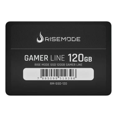 Imagem de SSD Rise Mode Gamer Line, 120GB, 2.5", SATA III, Leitura: 530 MB/s, Gr