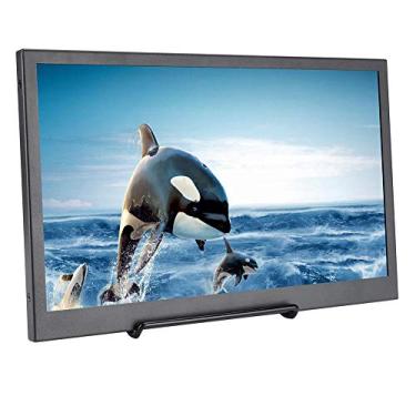 Imagem de Monitor portátil, 13,3 polegadas HD 1080P HDR Ultra Slim Game Monitor HDMI IPS Eye Care Screen Display para PS4 para xbox360