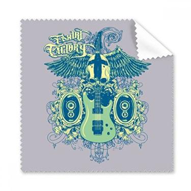 Imagem de Pano de limpeza Jazz com estampa de instrumentos musicais, 5 peças