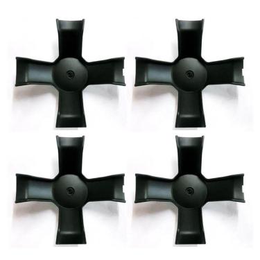 Imagem de Jogo 4 Calota Centro Roda BRW490 Preta