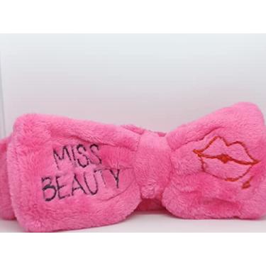 Imagem de Faixa de Cabelo para Maquiagem e Limpeza Facial Meilys MACF26 Cor:Rosa