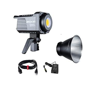 Imagem de Aputure Amaran 200d LED Video Light,250W 5600K CRI95+,Bowens Mount com Bluetooth App Control para Gravação de Vídeo,Casamento,Tiro ao Ar Livre,Entrevista