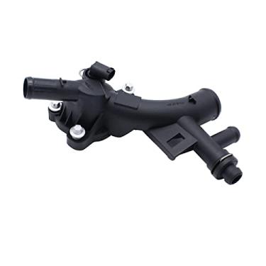 Imagem de Tomada de água 25193922 Caixa de termostato preta serve para Chevrolet Cruze 2012-2013 Sonic 1.4,2011-2015 Chevy Cruze 2013-2018 Chevy Trax