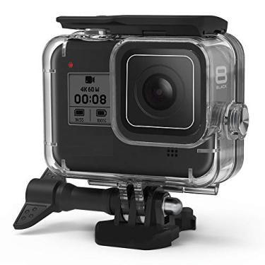 Imagem de Capa protetora para Gopro Hero 8 Black Accessories à prova d'água para câmera esportiva Gopro Hero 8, IP68