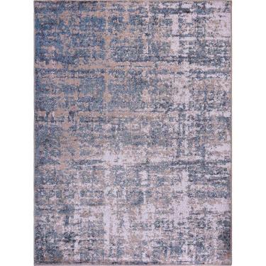 Imagem de Tapete Sala Classic Bahamas 9 Creme Azul 100X150 Cm Estonado