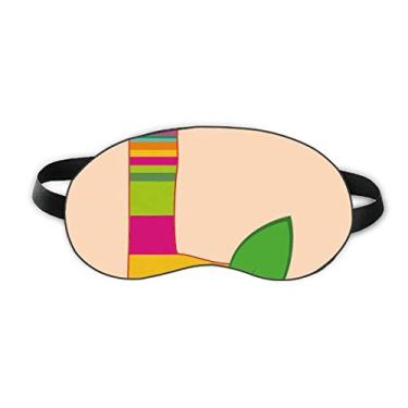 Imagem de L Alfabeto Laranja Frutas Bonito no Padrão Sono Eye Shield Soft Night Blindfold Shade Cover