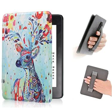 Imagem de Capa compatível com a 11ª geração do Kindle lançado em 2022, modelo (C2V2L3). Capa à prova de queda com alça de mão e despertar para hibernar automático, não para Kindle Paperwhite de 11ª geração