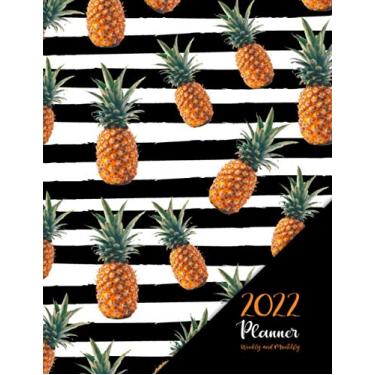 Imagem de 2022 Planner - Pretty Pineapples Pattern: At a glance 12 Month Planning Agenda Schedule Organizer Weekly & Daily (January to December 2022 Calendar Planner)