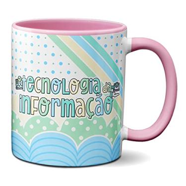 Imagem de Caneca Fofa Profissional Tecnologia Da Informação Presente (Rosa)