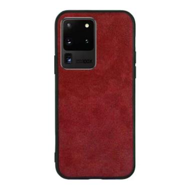 Imagem de BELTBE Capa de telefone macia multifuncional de poliuretano termoplástico de lã fina e leve anti-queda cor sólida para Samsung Galaxy S22 S20 S21 Ultra S10 S9 S8 Plus FE S10E Lite capa traseira (vermelha, S8 Plus)