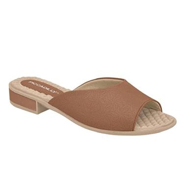 Imagem de TAMANCO PICCADILLY ORTOPÉDICO 590013 SALTO 2,5CM ALTURA PARA JOANETE E ESPORÃO Cor:Marrom;Tamanho:36