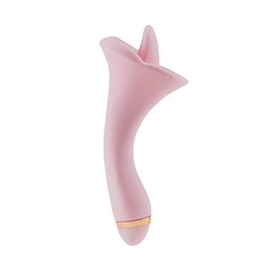 Imagem de Vibradores Língua Grande Lambendo Clitóris Estimulador Mamilo 10 Velocidades Sexual Feminino Zatla Shop