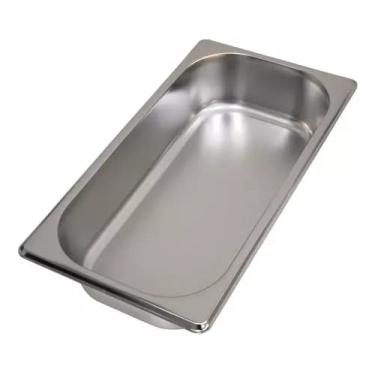 Imagem de Cuba Gn Gastronômica Inox 1/3 X 65mm P/Rechaud Buffet Inox
