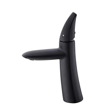 Imagem de Torneira de banheiro com luz de cobre em cascata, lavatório simples, torneira quente e fria, banheiro de hotel em cobre, 1