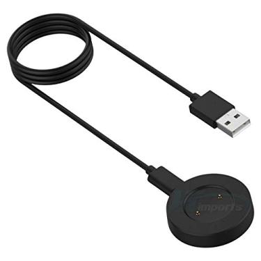 Imagem de Cabo Carregador compatível com Huawei Watch GT 2 46mm e Huawei Watch GT 2 42mm - Marca LTIMPORTS (Preto)