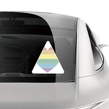 Imagem de DIYthinker Adesivo de carro LGBT arco-íris com forro de lésbica, decalque de bagagem para motocicleta e bicicleta