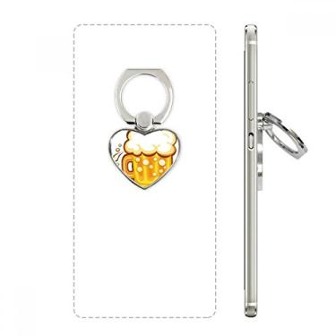 Imagem de Clover Yellow Beer Ireland St.Patrick's Day Anel de telefone com suporte universal