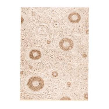 Imagem de Tapete Sala Jazz 100 x 150 cm Alto e Baixo Relevo 01 Perola