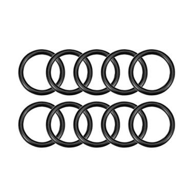 Imagem de Junta de vedação redonda de largura de 1,5 mm de borracha de nitrilo uxcell O-Rings 10 peças, 10mmx13mmx1.5mm