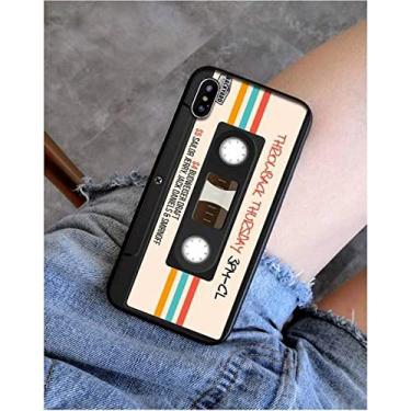 Imagem de Cassete de fita magnética vintage Cassete de fita de áudio para iphone 11 Pro Max X XS MAX 6 6s 7 8 plus 5 5S 5SE XR SE2020, A3, para iPhone 6Plus 6SPlus