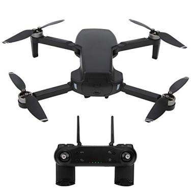 Imagem de Drone dobrável, mini drone dobrável GPS de plástico, quadricóptero HD 4K estabilizador com bolsa de armazenamento, ótimo presente