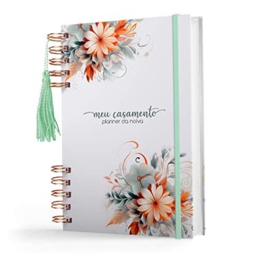 Imagem de Planner Da Noiva - Planejamento Completo Casamento - Floral 15 x 21 cm