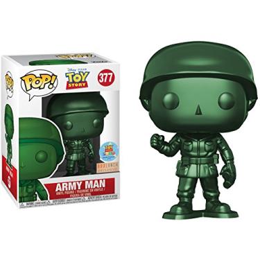 Imagem de Funko Pop! Disney #377 Toy Story Metallic Army Man (Box Lunch Exclusive/Toy Story Land Grand Opening)