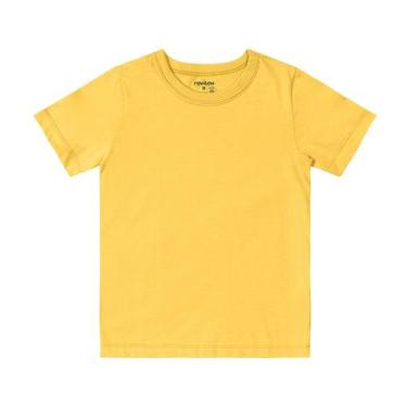 Imagem de Camiseta Infantil Masculina Básica Rovitex Kids Amarelo - Rovitex Kids