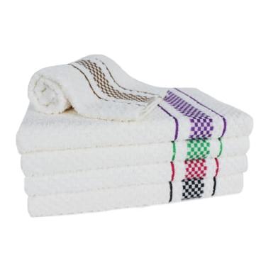 Imagem de Kit 14 Pano de Prato Copa Atoalhado Felpudo Malta 100% Algodão 45x70cm 370g/m² Premium - Sortido