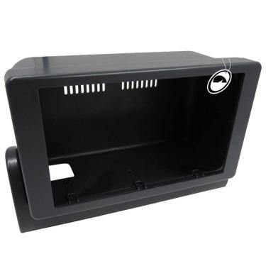 Imagem de Moldura 2 Din 7`` Polegadas MP5 Uno Mille 94/13 Fiorino 97/13 Cinza