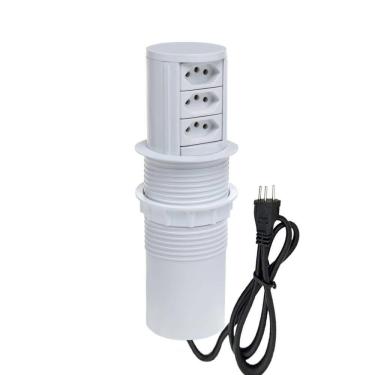 Imagem de Torre Multiplug Automático 3 Tom 10a + Carregamento Indução