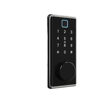 Imagem de Fechadura automática de porta com impressão digital com fechadura TT Lock APP Controle remoto Fechadura de código eletrônico inteligente Proteção de segurança (cor: F20 adicionar gateway) vision