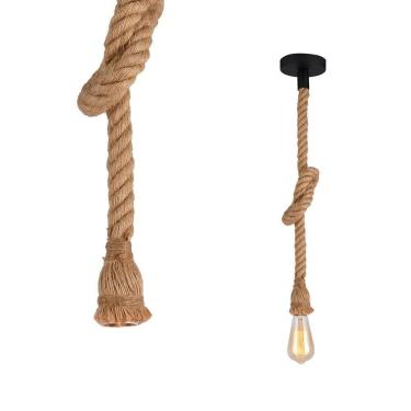 Imagem de Lustre Pendente Taschibra Corda Rope E27 Bivolt